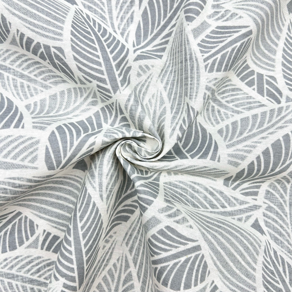 Outlined Leaves Water Resistant Fabric
