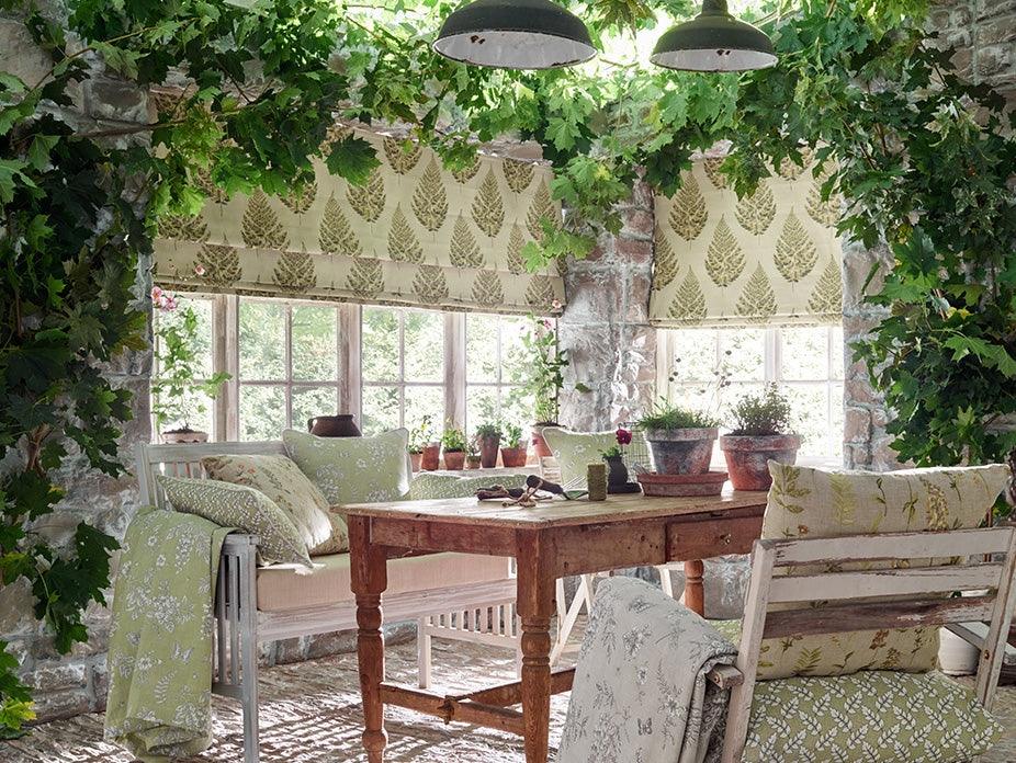 Fernshore Prussian Fabric