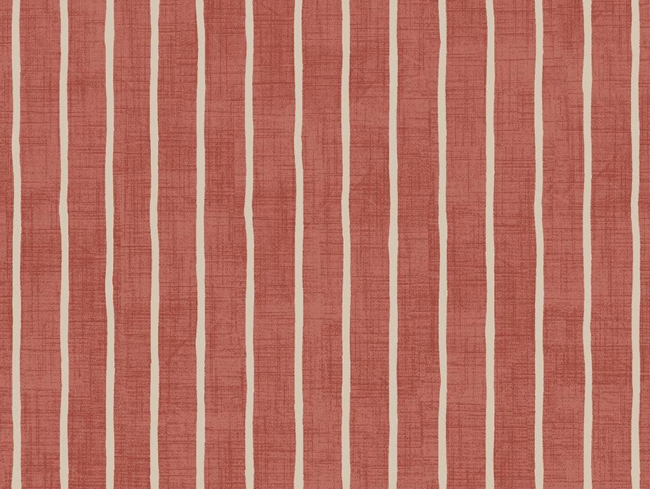 Pencil Stripe Gingersnap Fabric