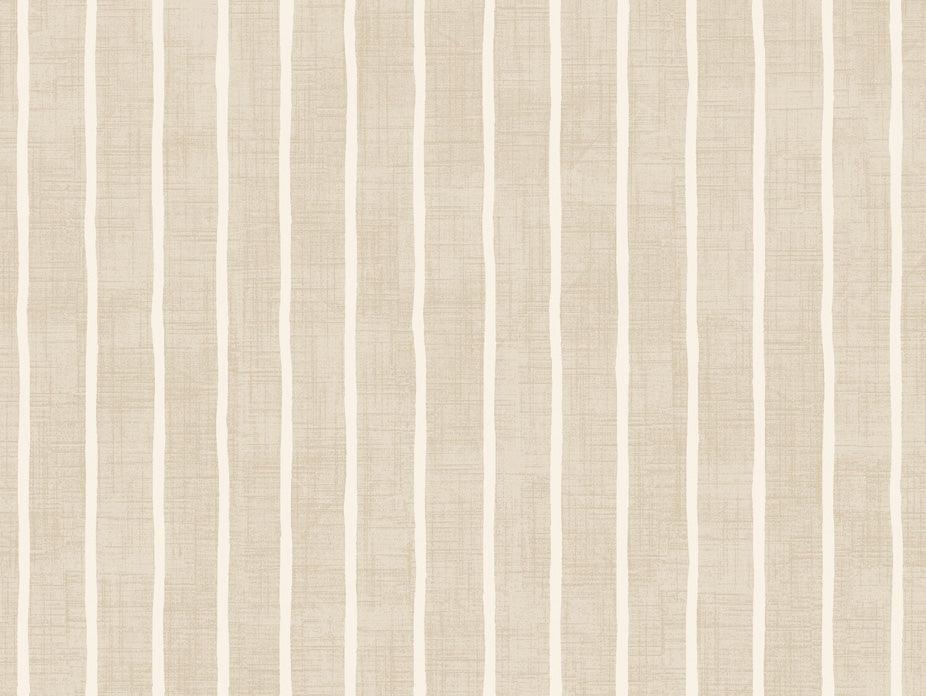 Pencil Stripe Nougat Fabric