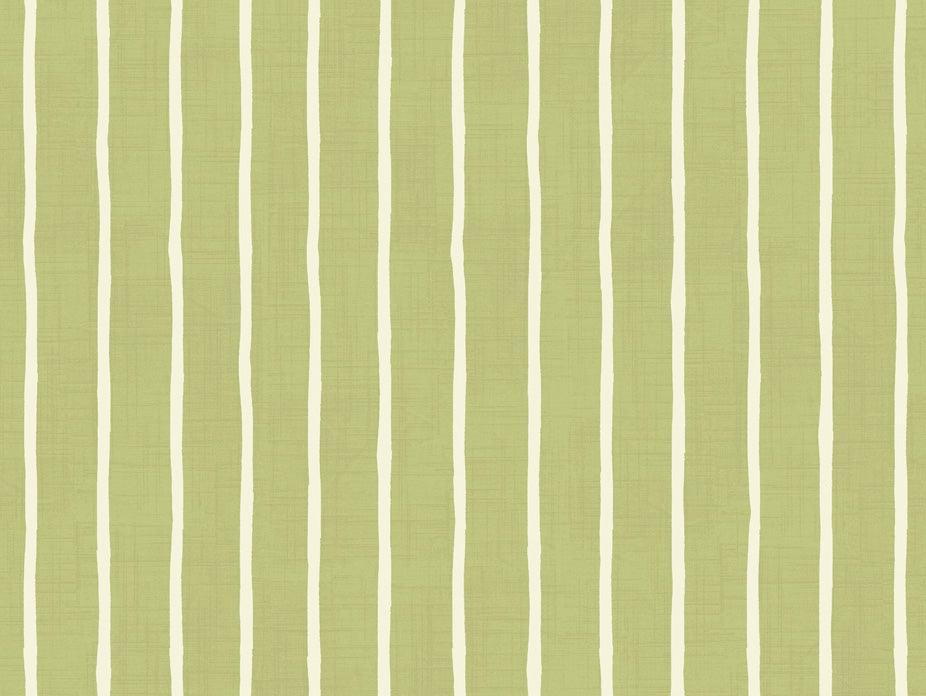 Pencil Stripe Pistachio Fabric