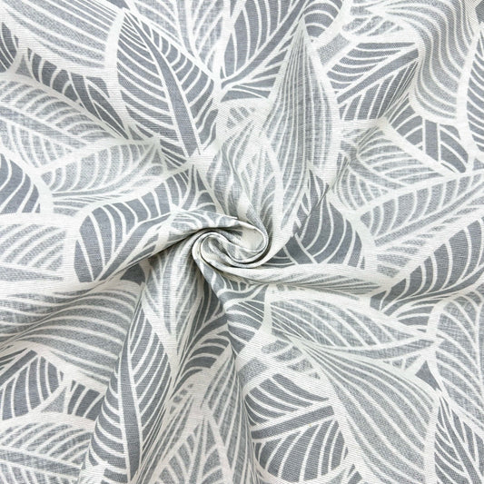 Outlined Leaves Water Resistant Fabric