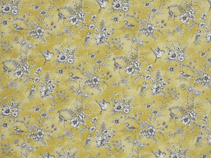 Finch Toile Buttercup Fabric