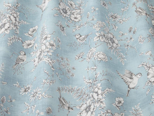 Finch Toile Delft Fabric