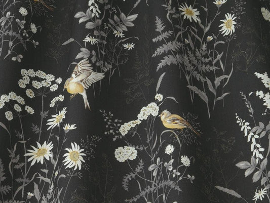Forever Spring Charcoal Fabric