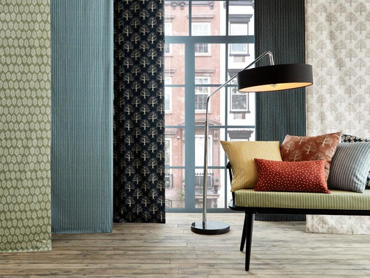 Pencil Stripe Duckegg Fabric