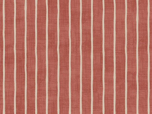 Pencil Stripe Gingersnap Fabric