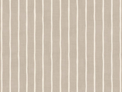 Pencil Stripe Oatmeal Fabric