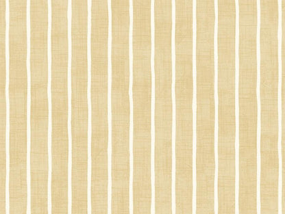 Pencil Stripe Ochre Fabric